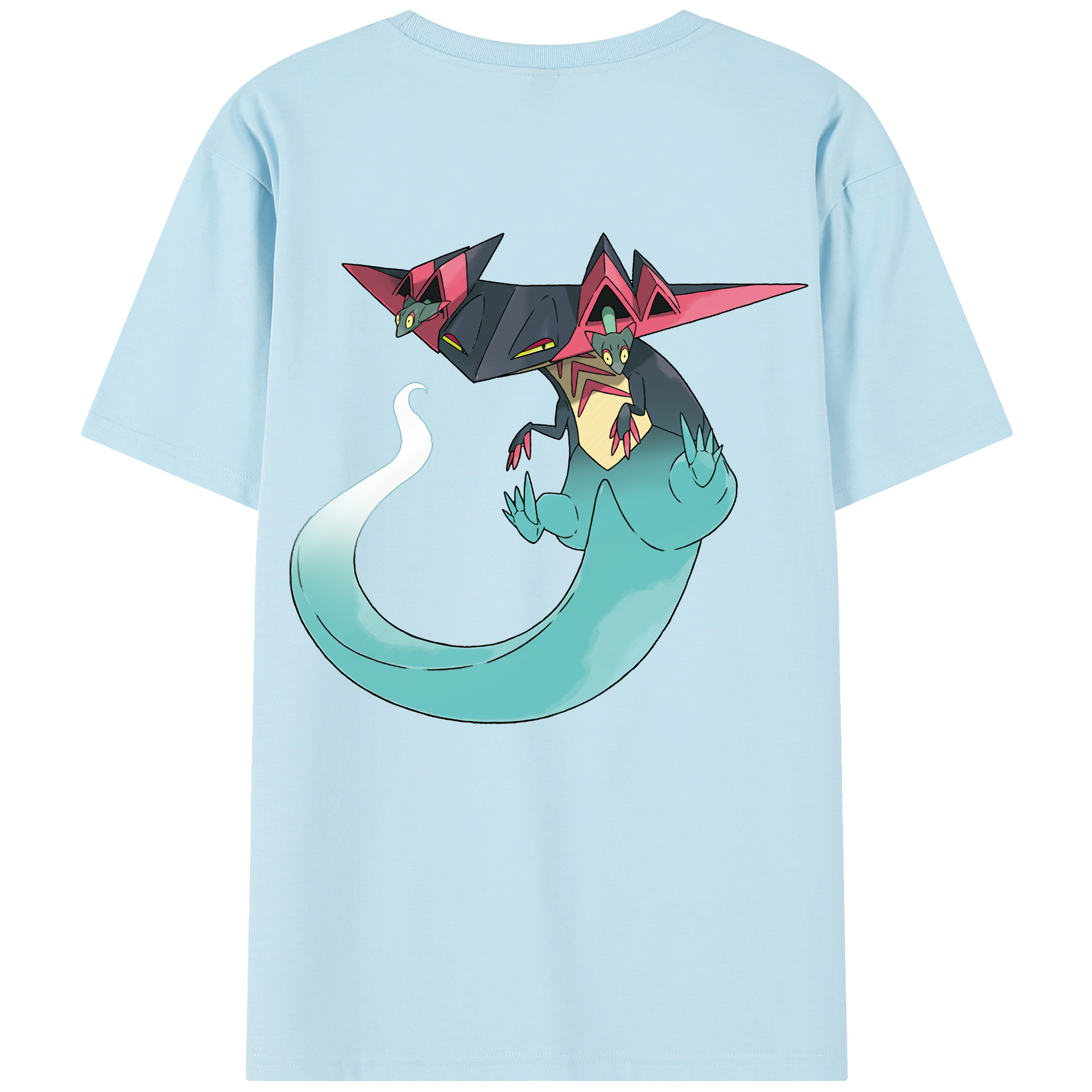 （画像用） ポケットモンスター Pokémon 綿100％半袖Tシャツ（背面プリント）